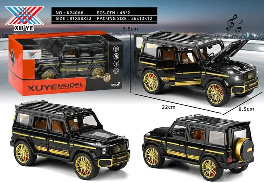 Die-Cast Mercedes G-Wagon – Premium Aluminum Alloy SUV Model Car Toy
